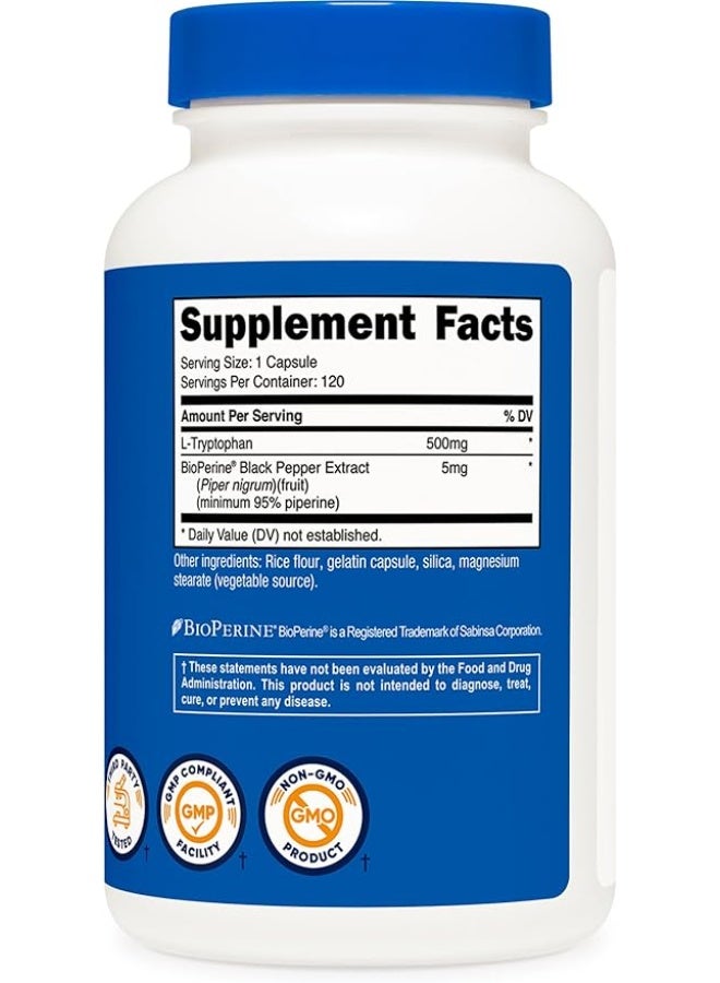 نوتريكوست، إل-تريبتوفان، 500 ملغ، 120 كبسولة - Image 5